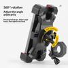 BENGGUO 4-Claw Bicycle Phone Mount 360 Degree Rotation Shockproof Motorcycle Cell Phone Bracket