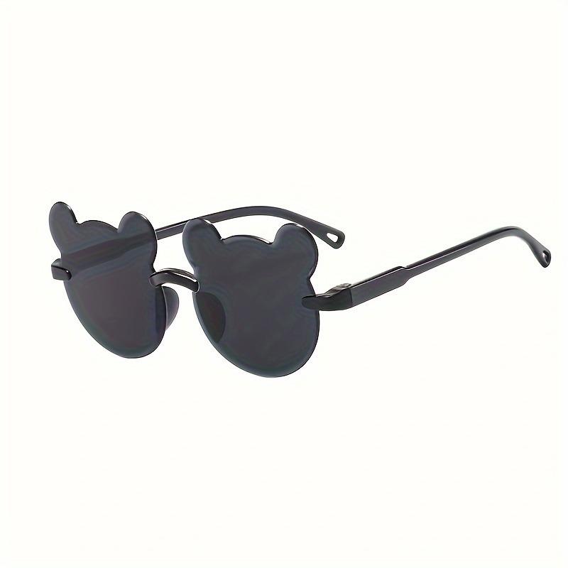1/4pcs Cute Heart Bear Ear Glasses Fashion Accessories for Party Birthday Valentine Day Gift