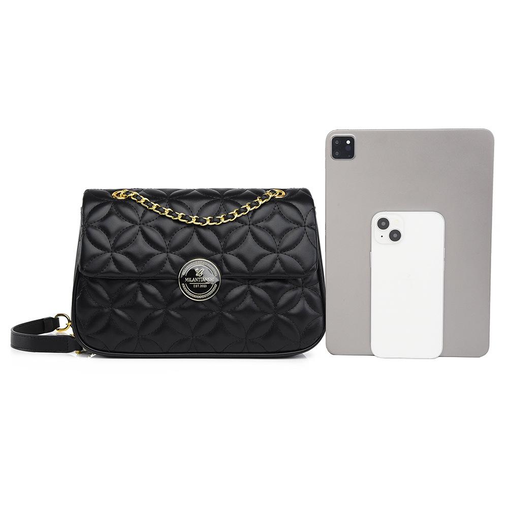 Fashionable Diamond-shaped Bag, High-end Single-shoulder Small Square Bag, Chain Underarm Bag, Women's Crossbody Bag