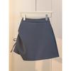 Unregelmäßiger kurzer Rock Rock Frühling und Herbst Damenmode Culottes Kordelzug A-Linie Hüftrock