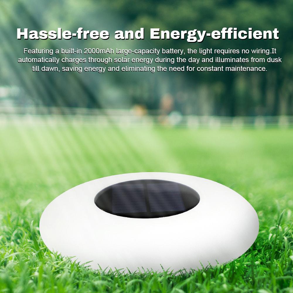 Solar Floats Pool Light IP67 Wodoodporne światło trawnikowe Kolorowe oświetlenie LED Ambient Light Wsparcie 16 kolorów 4