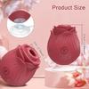 Cross Rose Suction Vibrator: 10-Speed Erotic Toy for Women