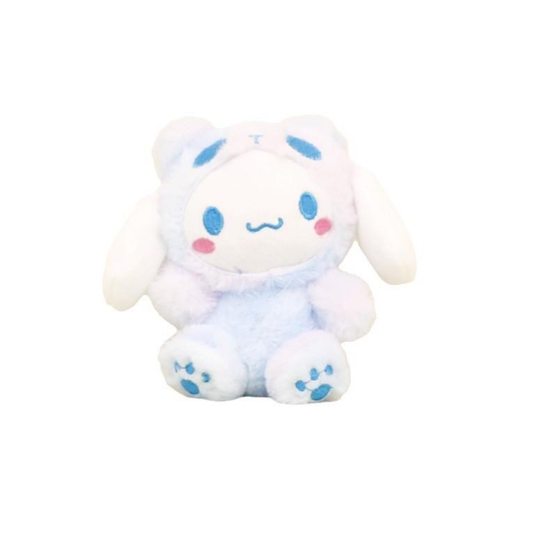 Adorable Sanrio Plush Keychain Featuring Kuromi Cinnamonroll My Melody Dolls