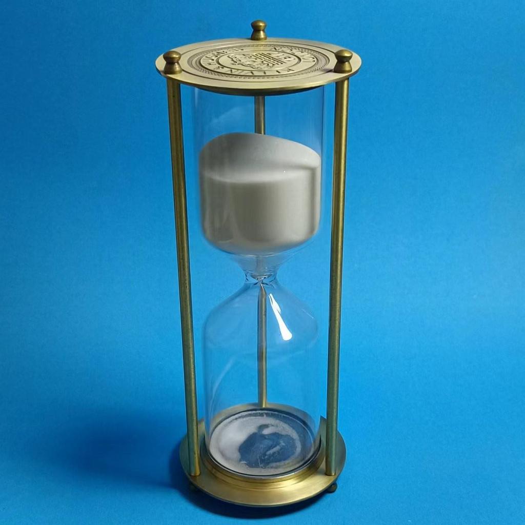 Creative Retro Hourglass Toothbrush Timer with Flowing Sand