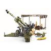 258PCS WW2 Army Light Howitzer Model Building Block Small Particles Compatible Kids Bricks Toys Construction Kits Boy Gift