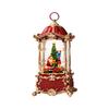 Snowflakes Crystal Lanterns Music Box For Christmas Decors Plays Festival Melodies USB Or Battery Operated Child Safe Materials