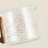 Jiangshan Glass Kuaike Cup, one pot and two cups of portable teacups, office tea separation cup gift box set