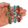 Vintage Handwoven Natural Crystal Red Agate Beads Tree Of Life Bracelet Adjustable B11