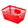 VEVOR Shopping Baskets, 20 PCS, 21L Stackable PE Plastic Grocery Baskets with Handles, Dense Mesh Structure, Holds up to 9.07kg, Portable for Grocery