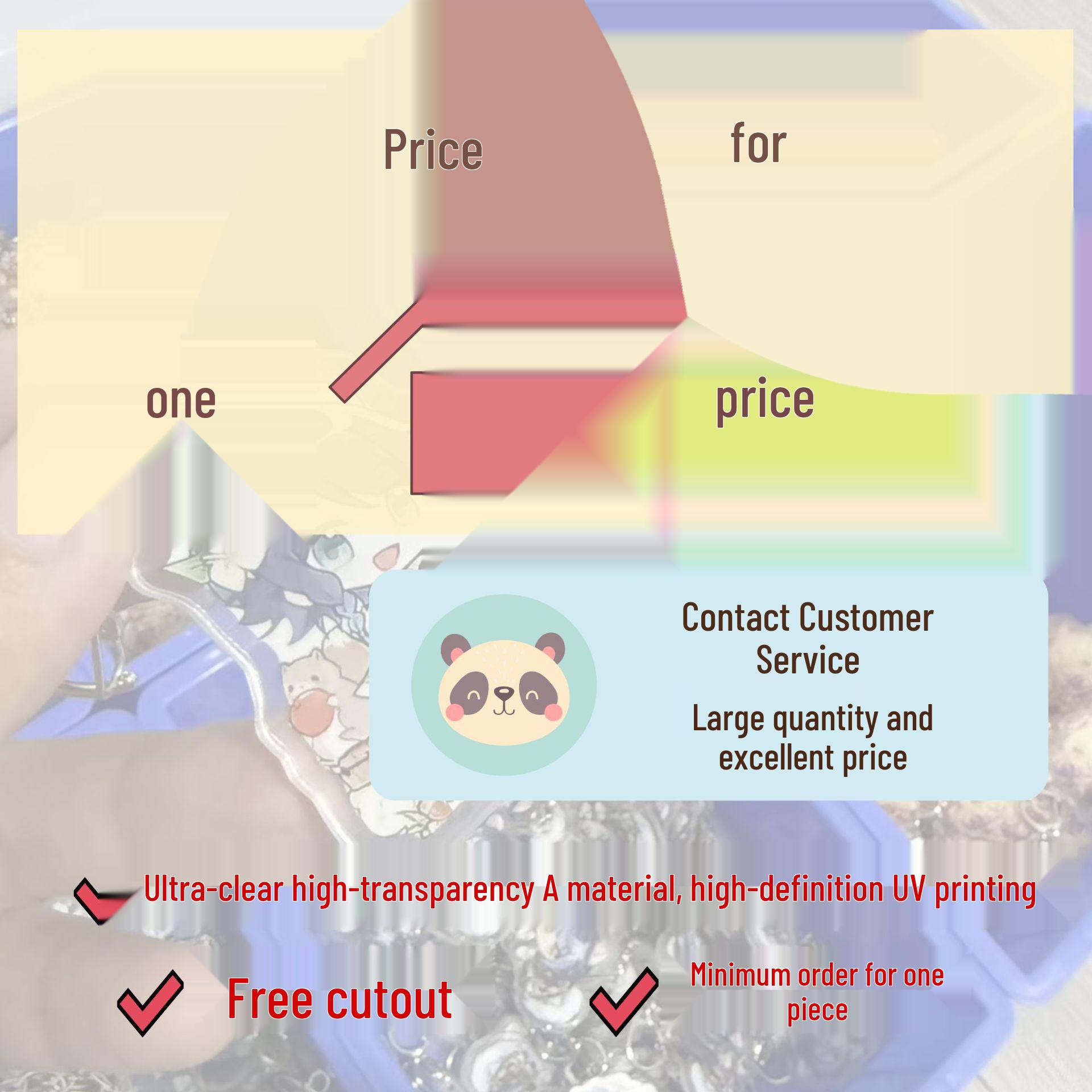 Custom Big Head Couple Baby Photo Acrylic Fridge Magnet