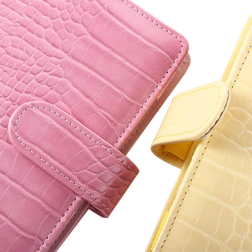 Leather Ring Binder A6 Notebook 6 Ring Loose-Leaf Cover Binder Cover Notepad Cover Notebook Cover