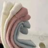 6pairs Soft Angora Crew Socks Pastel Color Winter Socks Ladies Winter Thick Solid Tube Socks Warm Winter Socks New Year's Socks