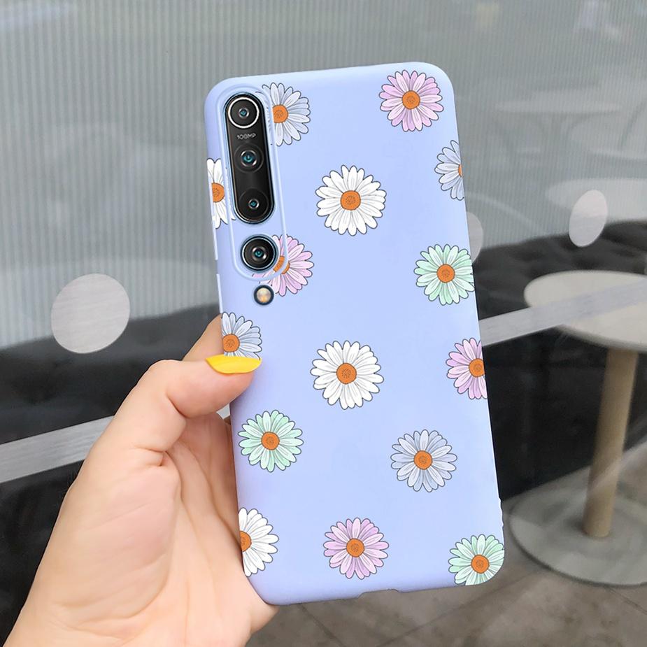 For Xiaomi Mi 10 Pro Case Cute Fashion Candy Painted Cover For Xiaomi Mi 10 Mi10 Pro 5G Cases Mi 10S Soft Silicone Fundas Bumper Mi 10