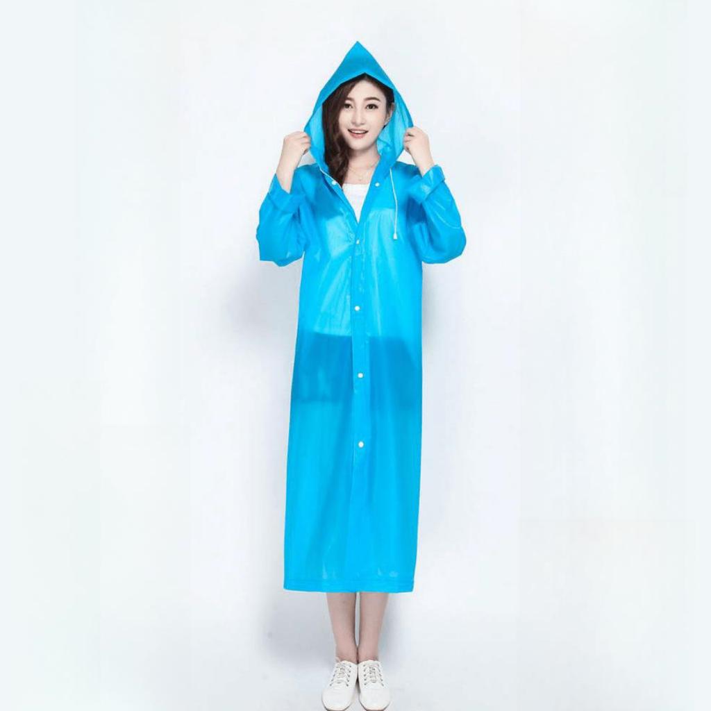 EVA Adults Raincoat for Men Women Waterproof Rain Coat