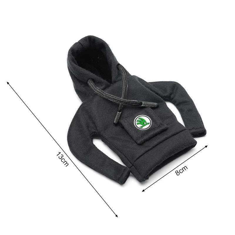 pjxbt2 New Car hoodie gear shift lever sweatproof multi-color protective cover For Skoda Octavia Fabia Kamiq Kapoq Kodiaq Rapid SCALA