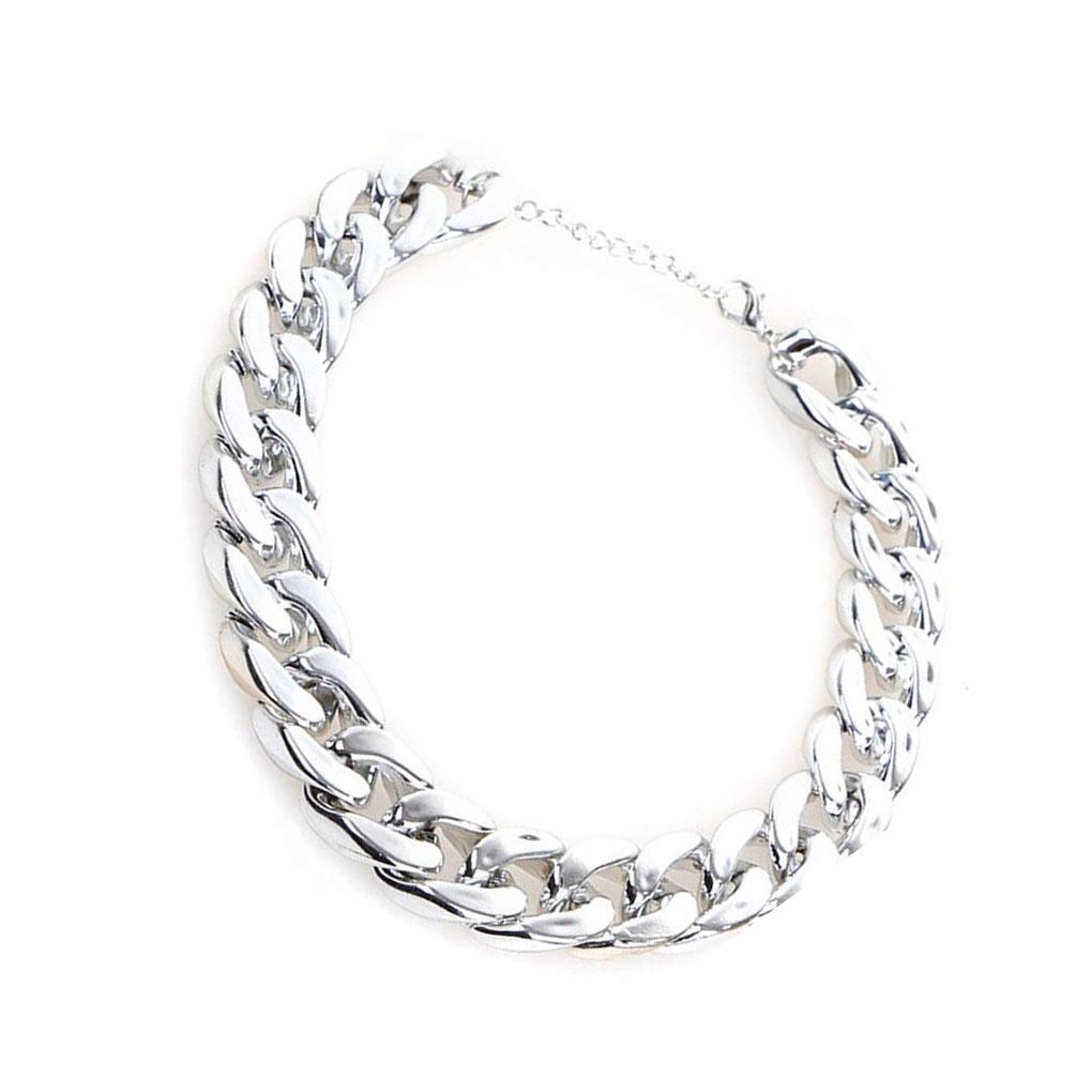 Dog Plastic Punk Chain Pet Jewelry Heavy-Duty Chew Proof Necklace Choker Funny Collar for Small Medium-sized Dogs