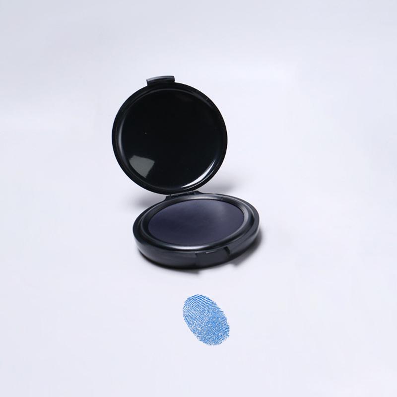 

1 шт. подушечка для снятия отпечатков пальцев, подушечка для снятия отпечатков пальцев, для нотариальных удостоверений личности, комплект для снятия отпечатков пальцев синий