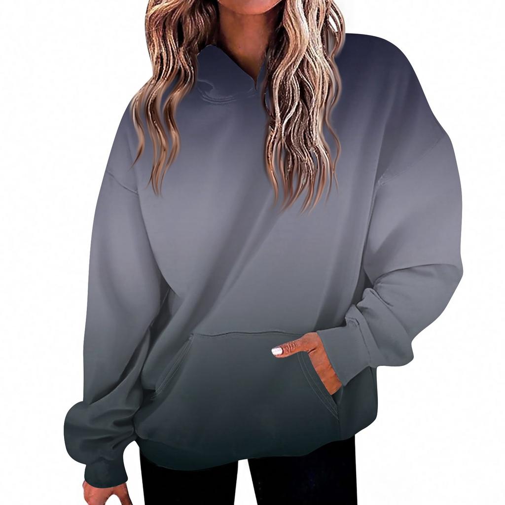 Women's Fashion Daily  Casual V-Neck Long Sleeve Printed Top