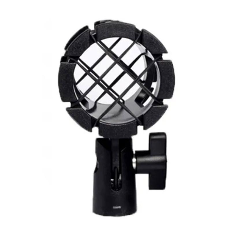 

Handheld Microphone Shock Mount Mic Holder Shockproof for Studio and Live Performances 1