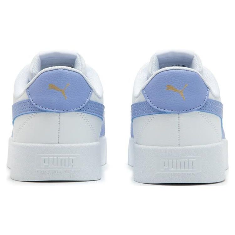 Puma Skye Clean Minimalist Comfortable Low-Top Sneakers Unisex Sneakers White Blue 380147-13