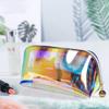 Makeup Bag Iridescent Cosmetic Bag with Zipper Waterproof Travel Makeup Organizer Glitter Makeup Bag for Home Office Travel Busi