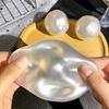 Pelota Antiestrés Moldeable Juguete Squishy De Elevación Lenta Juguete Sensorial de Descompresión para Adultos Moldeable Squishy Perla Aceite de Coco Juguete para Apretar