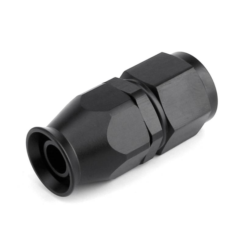 Pack of 4 PTFE Fuel Hose End Joint Fitting Adapter Straight Aluminum Hose End Fitting Auto Accessory Quick Installation