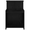Nightstand 2 Pcs Black Oak Effect 40 X 35 X 60 Cm