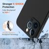 Black Soft TPU Bumper Phone Case for Blackview Wave 6C (6.50") with 1 X Tempered Glass Screen Protector, Slim Silicone Shockproof Cover for Blackview
