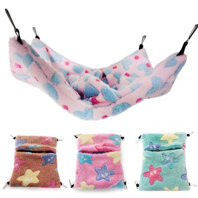 Hamster Warm Envelope Hanging Hammock Soft Plush Sleeping Bed Pet Nest Supplies