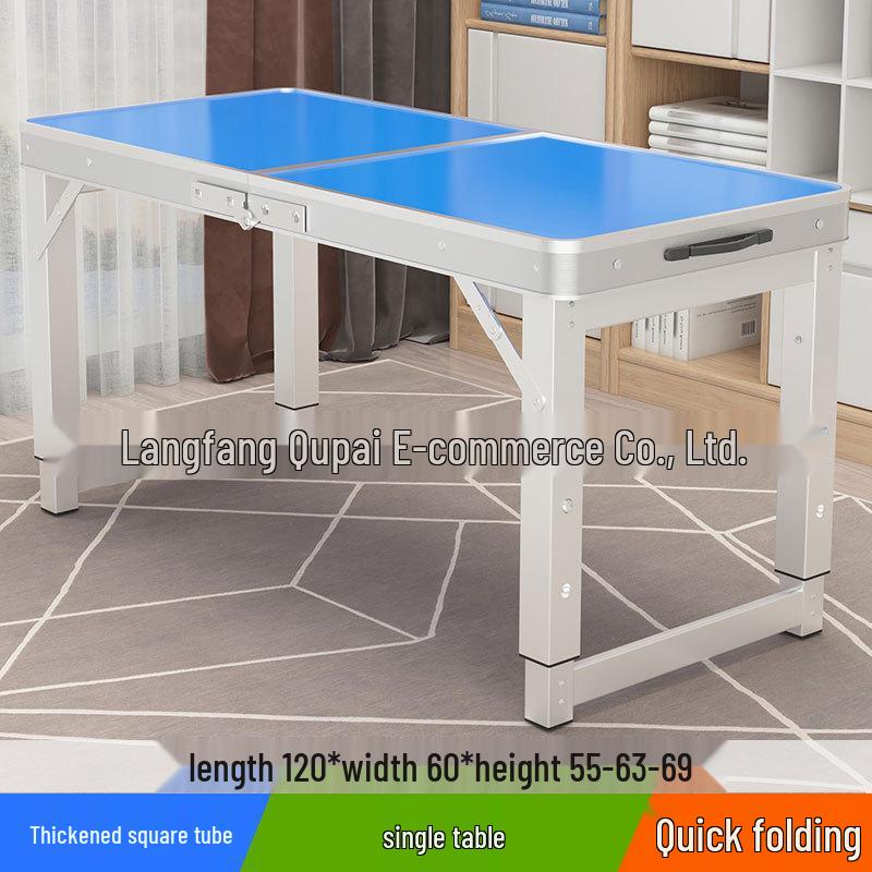 Portable Foldable Aluminum Camping Table and Chairs for Outdoor, Night Market, and Picnic Use