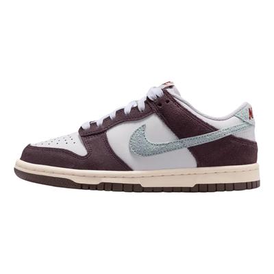Dunk Low SE GS Weiß Burgunder Kinder Sneaker Rot Burgunder-Asche Team-Karmesin IB5691-100