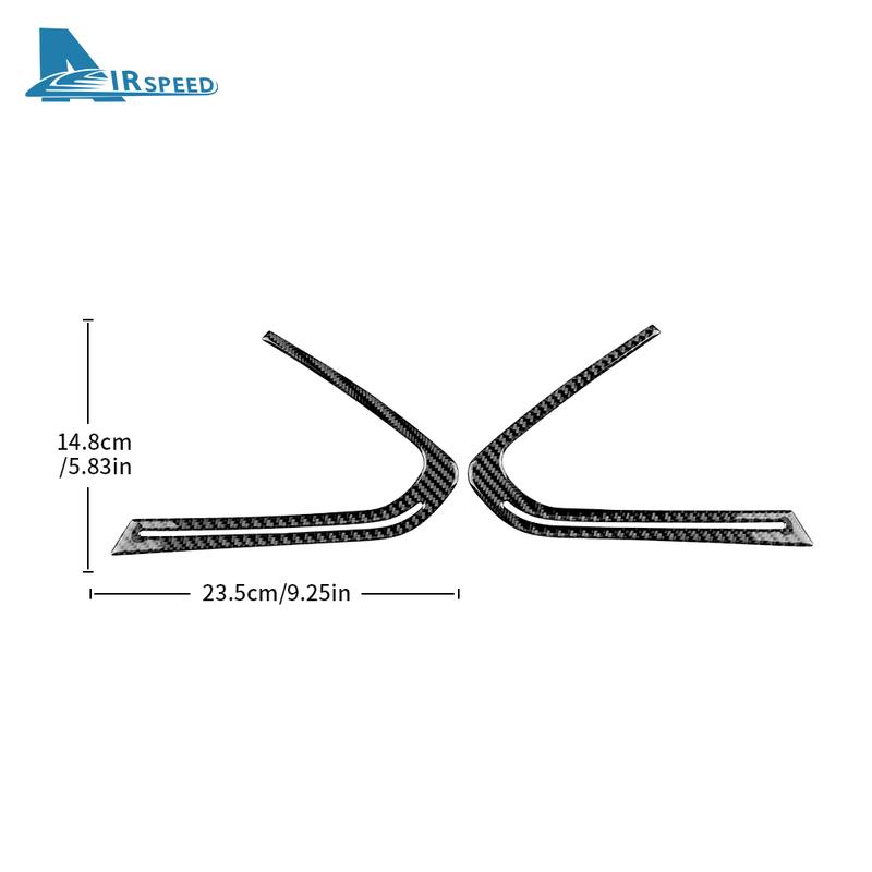 Real Carbon Fiber Car Door Speaker Cover Audio Frame Decoration Trim Sticker for BMW Z4 G29      Accessories