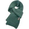 Wool Blended Knitted Solid Color Wool Couple Small Scarf Korean Style Thickened Warm Versatile Scarf