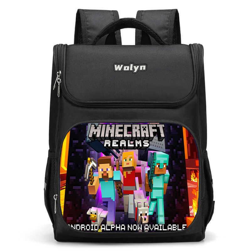 Mochila Escolar 3D Ligera de Gran Capacidad Para Niños Unisex Bolsa de Tela Oxford