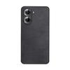 Redmi Turbo 4 Phone Case, Xiaomi Turbo 4 Protective Cover, Shockproof, Full Lens Protection, Simple Luxury Silicone Outer, WoAnd Leather Case, Black