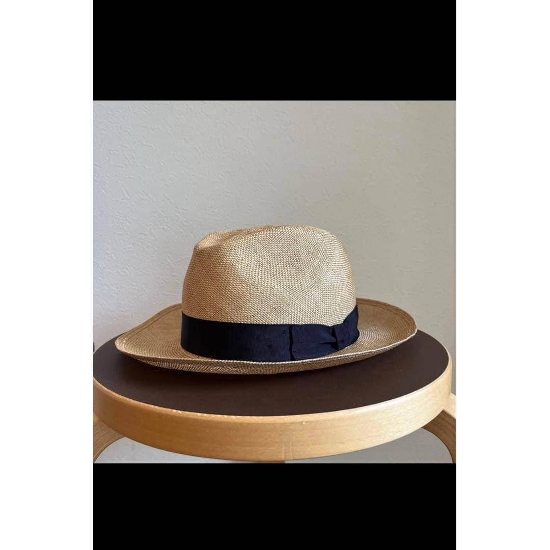 Used Made in England Lock&CoHatters Straw Hat James Lock