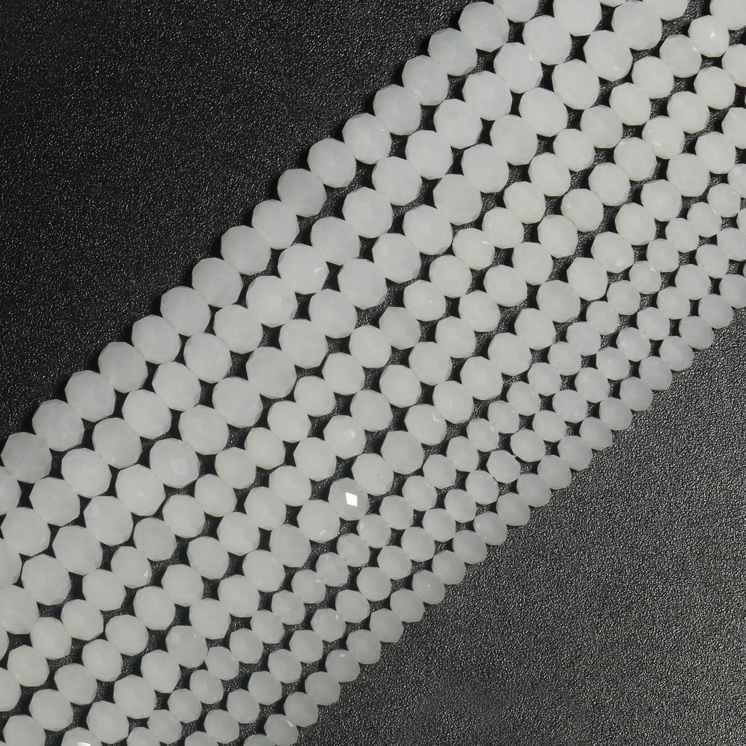 

Многоцветные прозрачные граненые овальные хрустальные бусины, стеклянные свободные бусины-разделители для изготовления браслетов своими руками, аксессуары 15 дюймов 4mm about120pcs