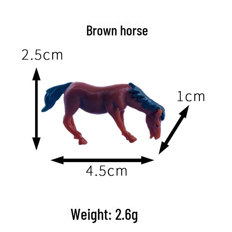 

Микроландшафтный декор из мха: Кукла ручной работы из ПВХ, миниатюрная лошадь пони, новый стиль