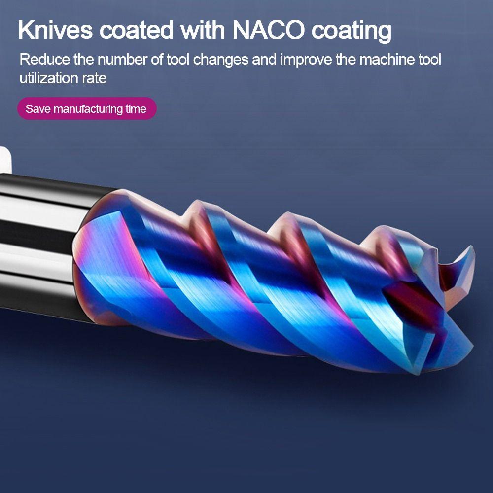 Tungsten Steel End Mill 4 Flutes Milling Cutter New CNC Cutting Tools