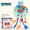 Baby Tissue Dispenser & Pull Toy for 0-1 Year Old - Educational Fun with Radishes