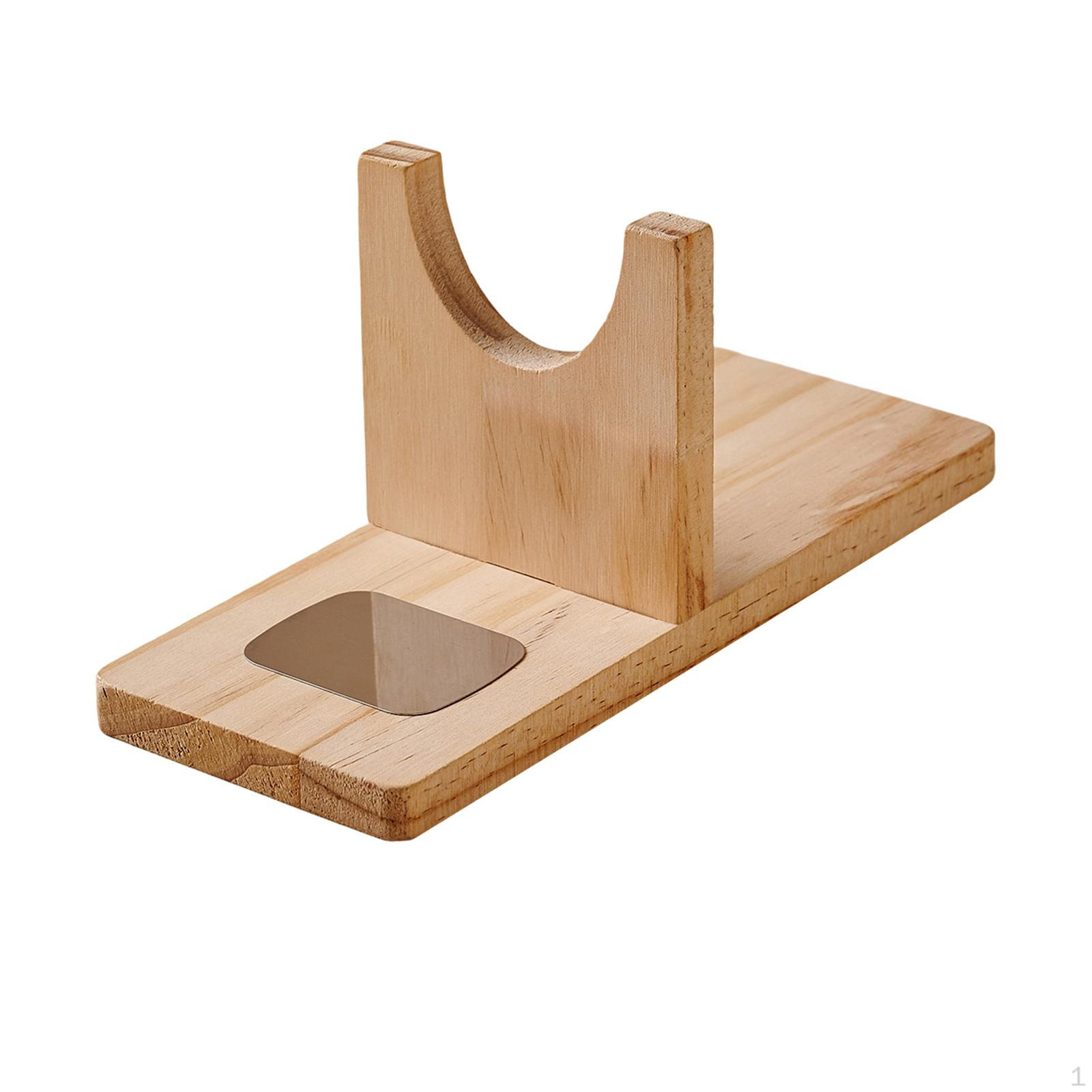 

Glue Holder, Melt Organizer for Office, Secure Wooden Storage Stand, Detachable Tool Holder S