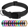 Reflective Single D-ring Dog Collar with Leash for Small To Medium Dogs - Pet Gardening Supplies