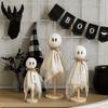 Wooden Crafts Ghost Wooden Stand Spooky Design Handmade Decor Spooky Wooden Decor Hand Painted Halloween Home Ambience Ornaments