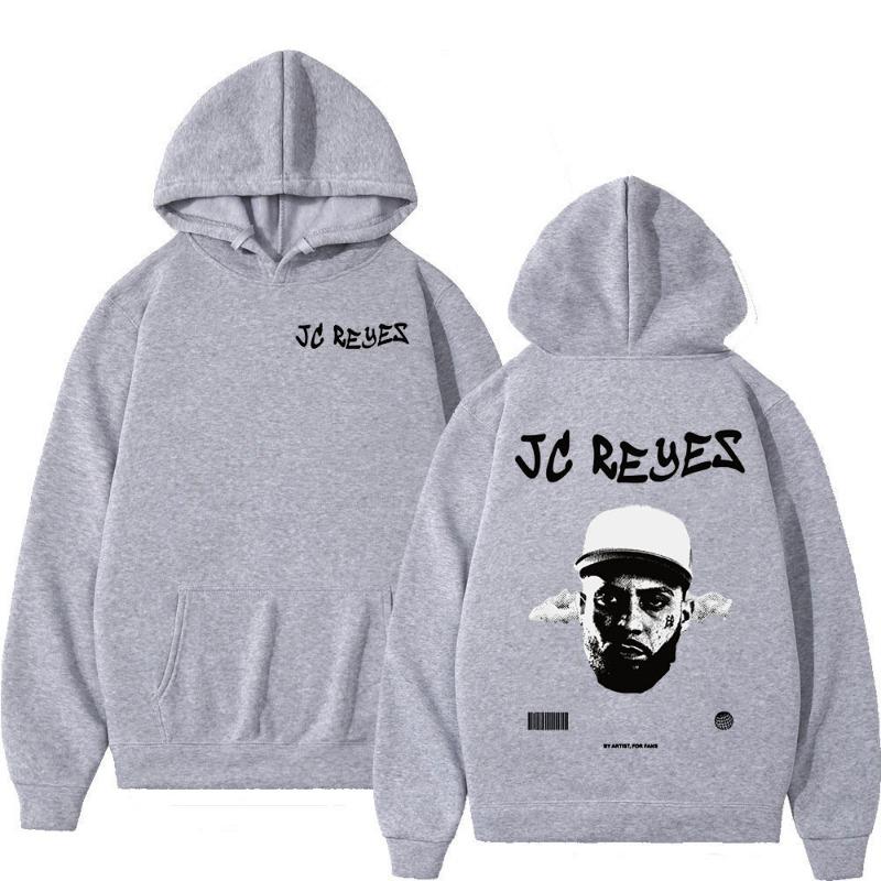 Rapper Jc Reyes Hoodies Men's Women Clothing Fashion Hip Hop Pullovers Casual Fleece Oversized Long Sleeves Hooded Sweatshirts