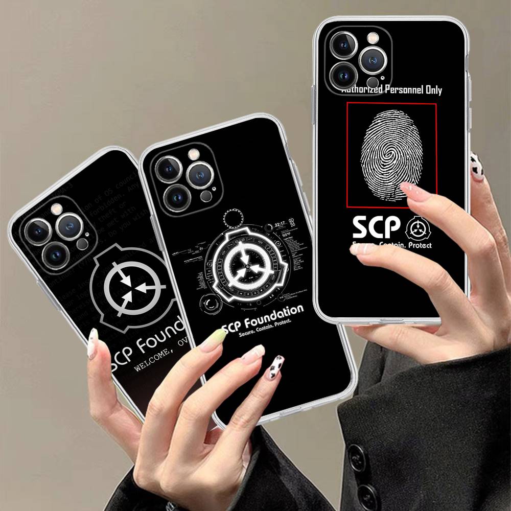 Popular Sci-Fi Foundation Scp F-Foundation For IPhone 17 16 15 14 13 12 11 Pro Max Plus Mini Funda For Transparent Cover