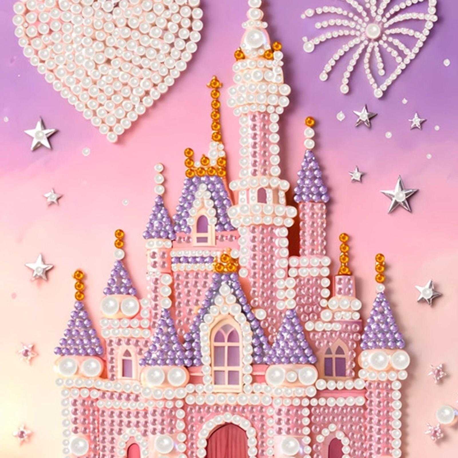 

Pearl Art Craft 30 X 40cm 3D Handmade Framed Decoration Castle Pearl Painting Kit For Restaurant Hotel Garden Indoor China Mainland