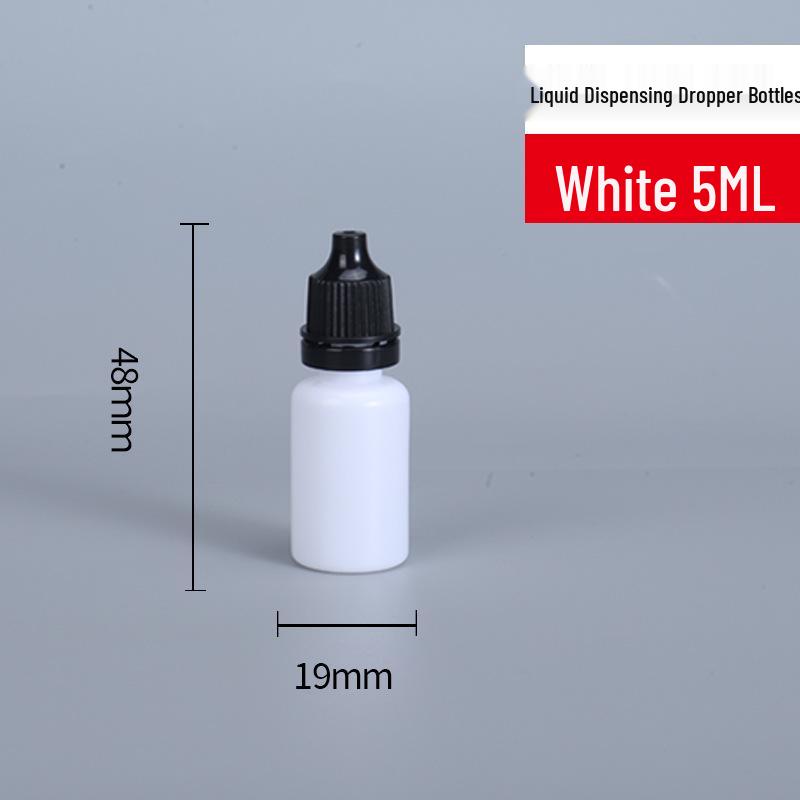 בקבוקי פלסטיק עם טפטפת 5, 10, 20 מ"ל - לחיצה/חלוקה לנוזלים ודיו