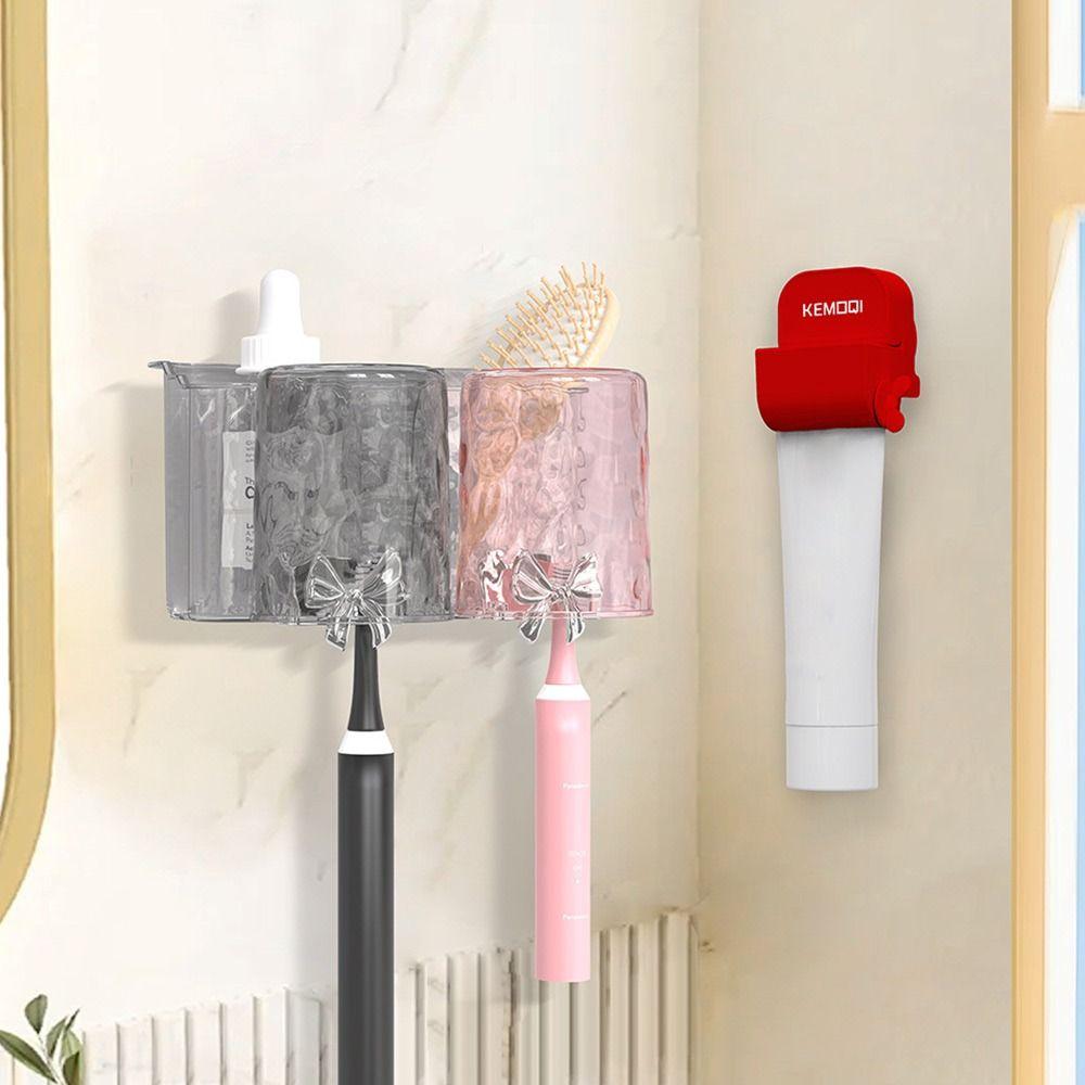 Storage Rack Clip Toothpaste Squeezer Punch-free Toothpaste Dispenser Household Cleanser Squeezer