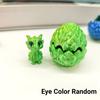 3D Printed Dragon Egg Figures Animal Toys MIni Dragon Fidget Toys Simulation Eyes Home Accessories Desktop Decor Kids Toys Gifts